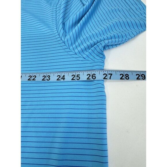 NWT Peter Millar Hemlock Performance Jersey Golf Polo Shirt CRRBN Blue XXL  $100 - Picture 7 of 8